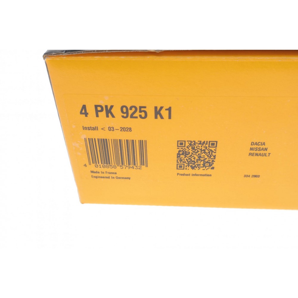 Комплект ременя генератора Renault Kangoo 1.2 97- (4PK925K1)