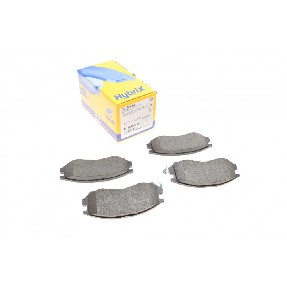 22-0224-0 METELLI Комплект гальмівних колодок дисковий гальм