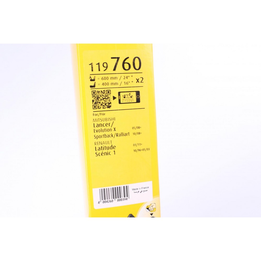 Щітки склоочисника (600/400 мм) Mazda/Mitsubishi/Nissan Aerotwin