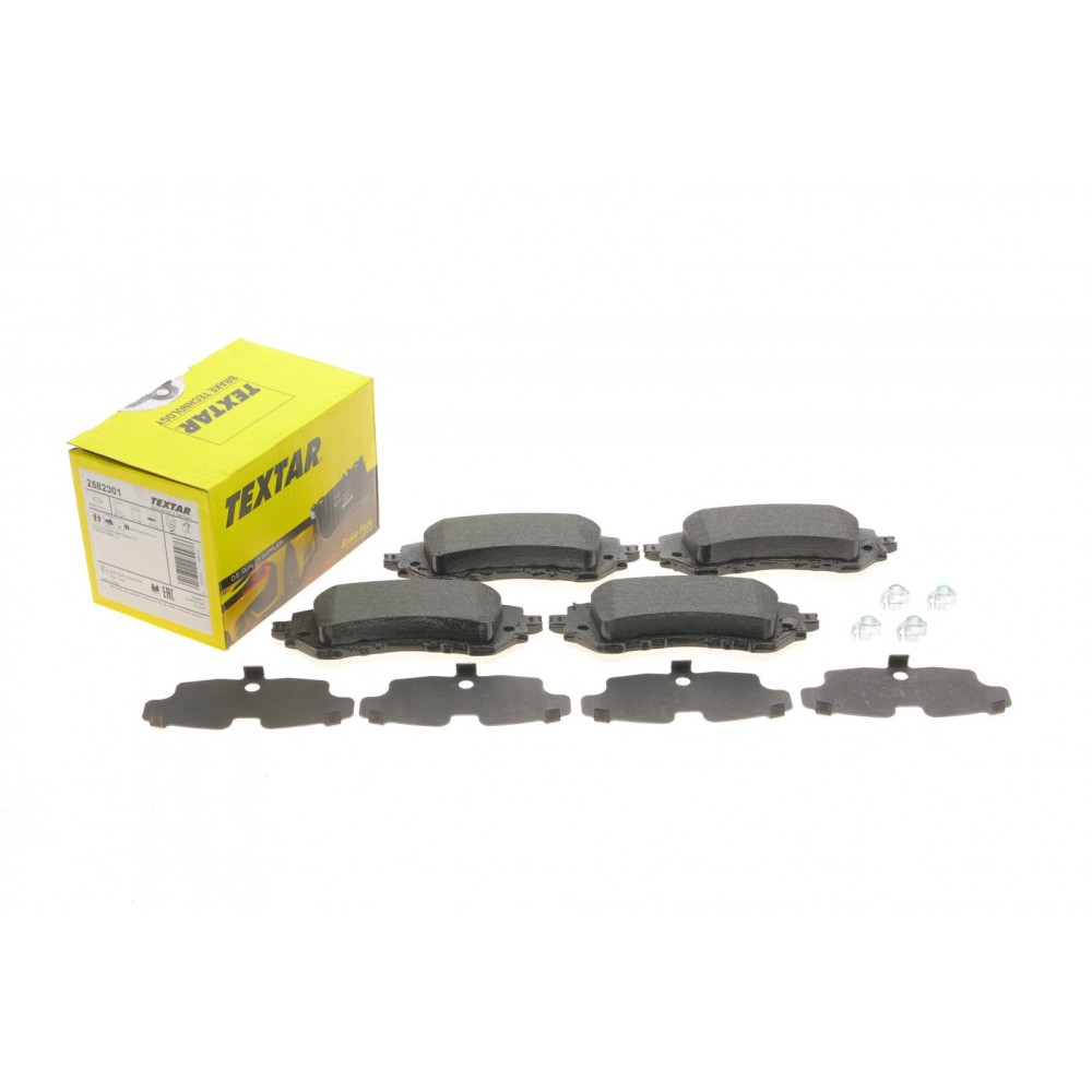 2582301 TEXTAR Комплект гальмівних колодок дисковий гальм