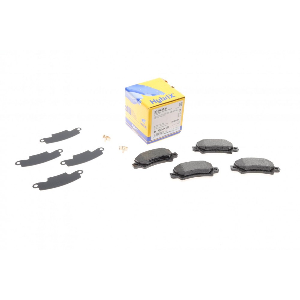 22-0447-0 METELLI Комплект гальмівних колодок дисковий гальм