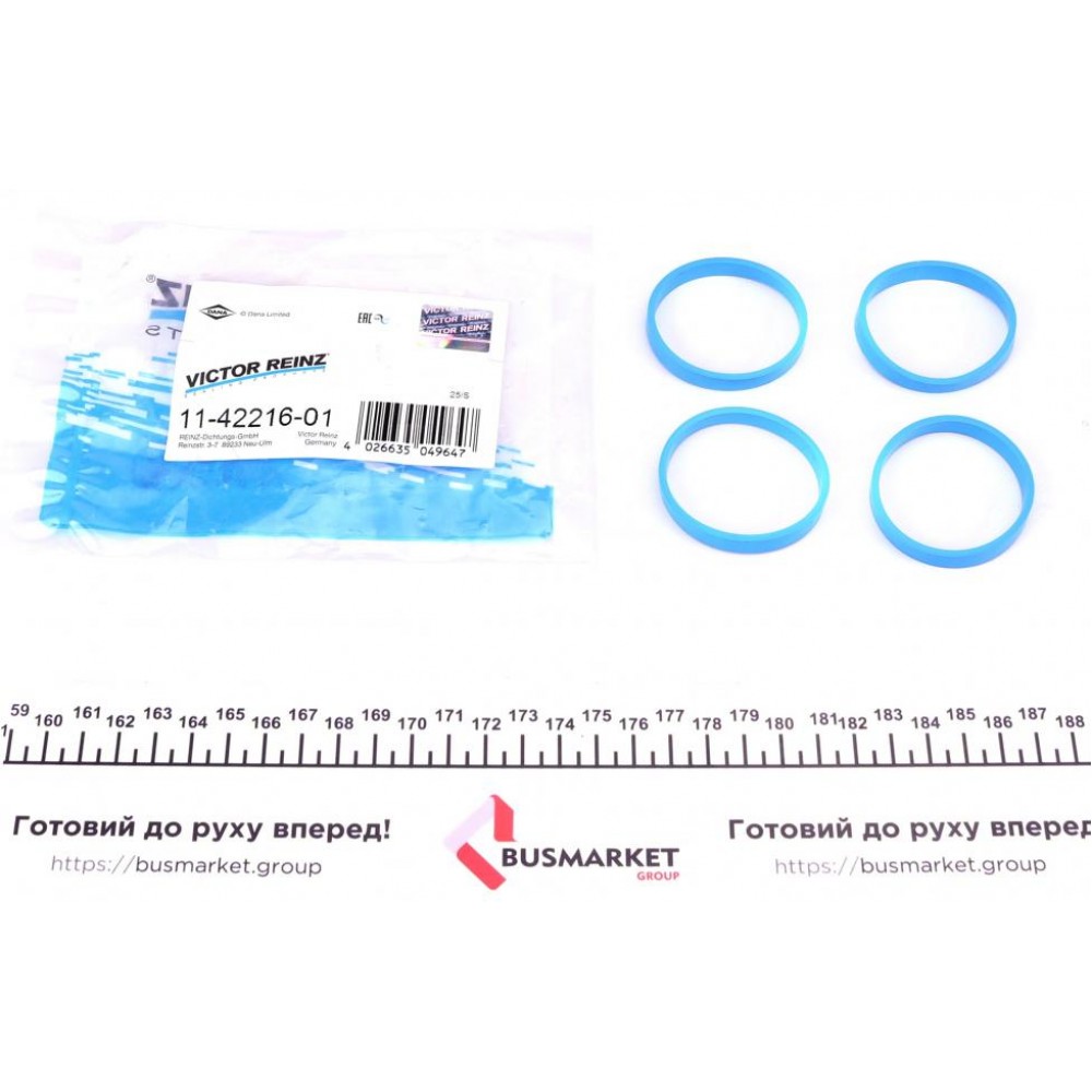 Прокладка колектора впускного Renault Megane 1.4 TCe 09- (к-кт), H4J 700