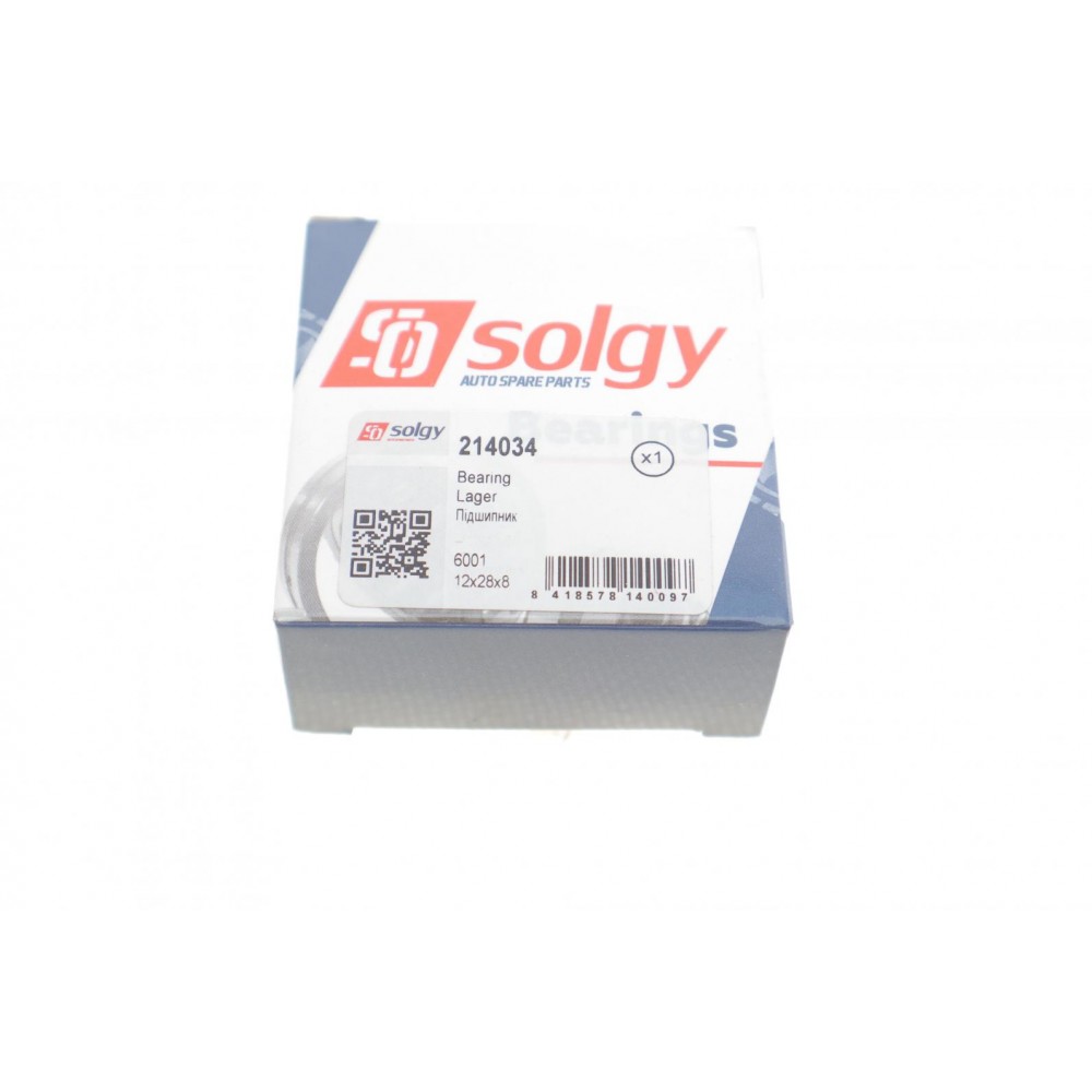 Підшипник генератора (12x28x8)