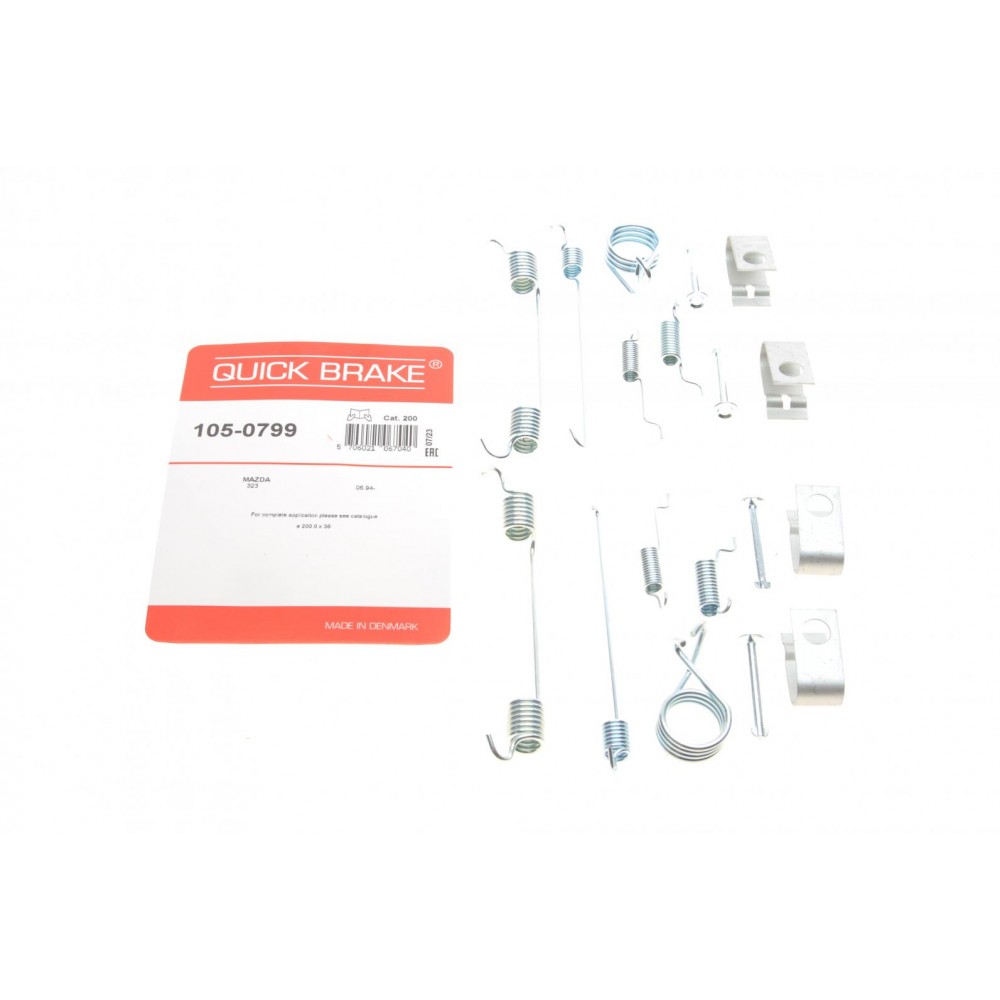 105-0799 QUICK BRAKE Комплектуючі гальмівна колодка