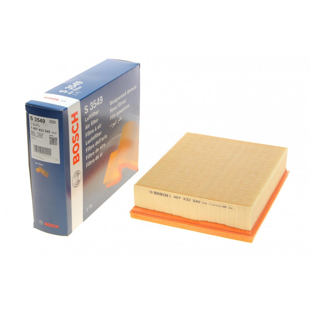 1 457 433 549 BOSCH Повітряний фільтр