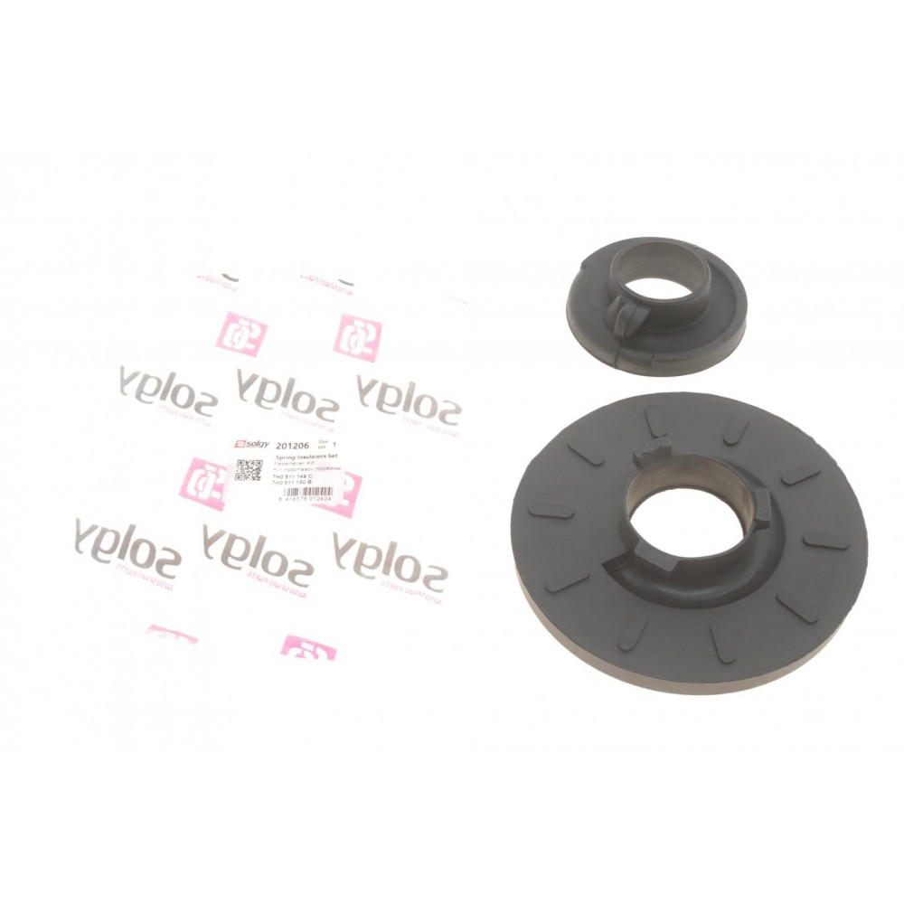 Комплект проставок пружини (задній) VW T5 03- (вант/HD) (верхня/нижня)