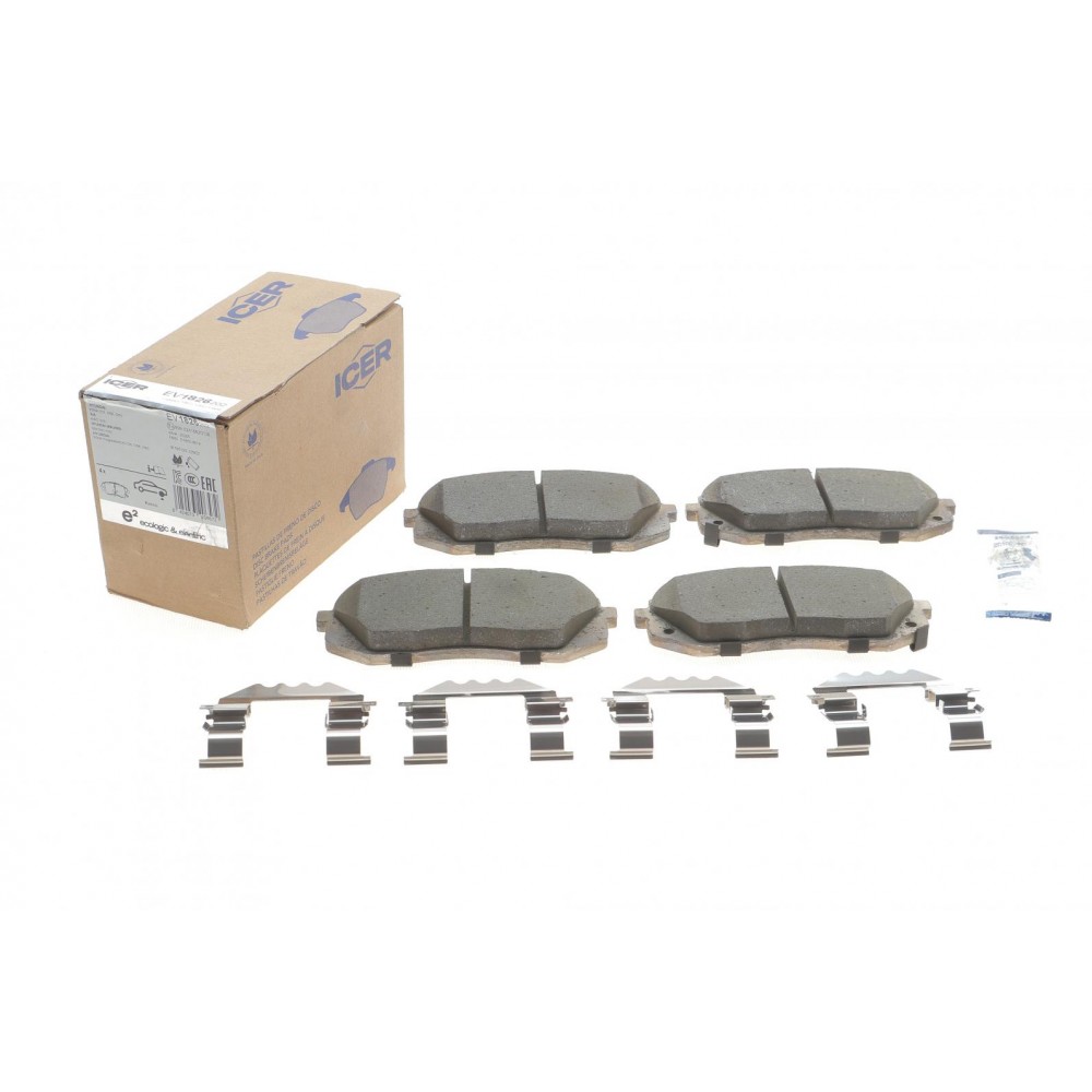 Колодки гальмівні (передні) Hyundai Kona 18-/Kia Niro 18-22/Soul EV 14-