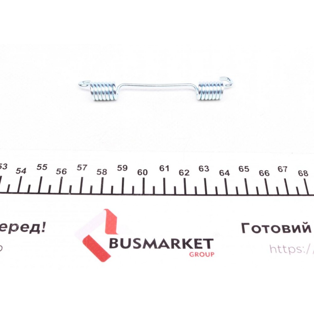 02104 FEBI BILSTEIN Пружина, ГАЛЬМІВНА КОЛОДКА