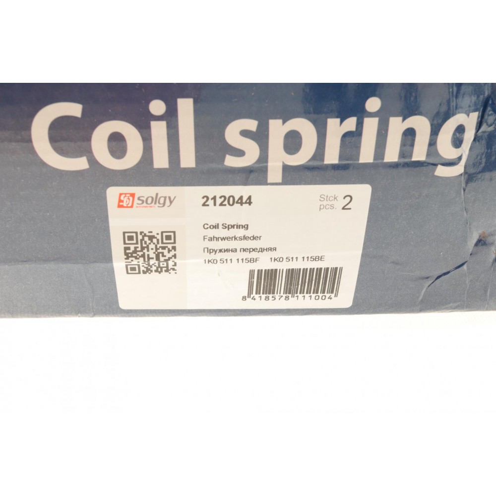 Пружина (задня) Skoda Octavia II 1.2-1.8TSI/1.6-2.0TDI 04-13 (накл.зад.ч.)/VW Jetta IV 10- (седан)