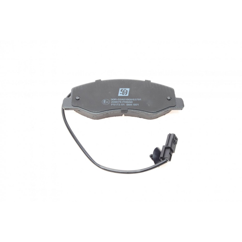 Колодки гальмівні (задні) Renault Master 10- (спарка) (з датчиком)