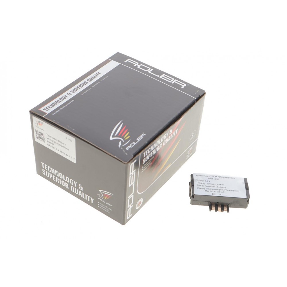 Акумуляторна батарея ATM 6.0V 330mA BMW X2 (F39) 17-