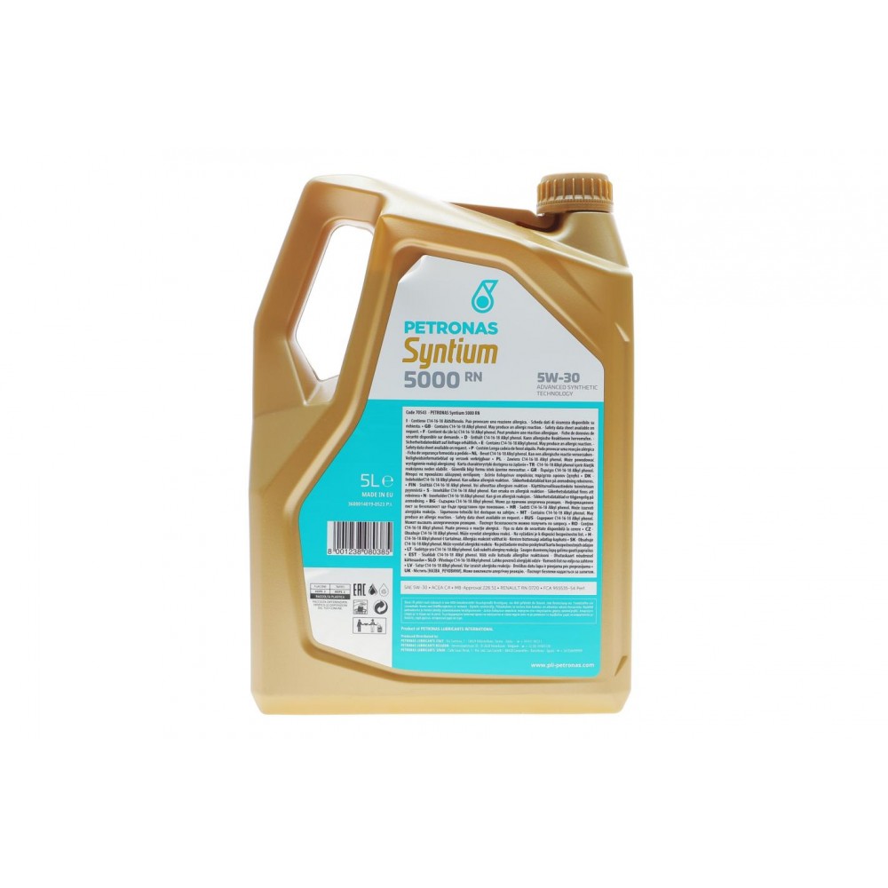 Олива 5W30 SYNTIUM 5000 RN (5L) (RN 0720/MB 226.51) (ACEA C4)