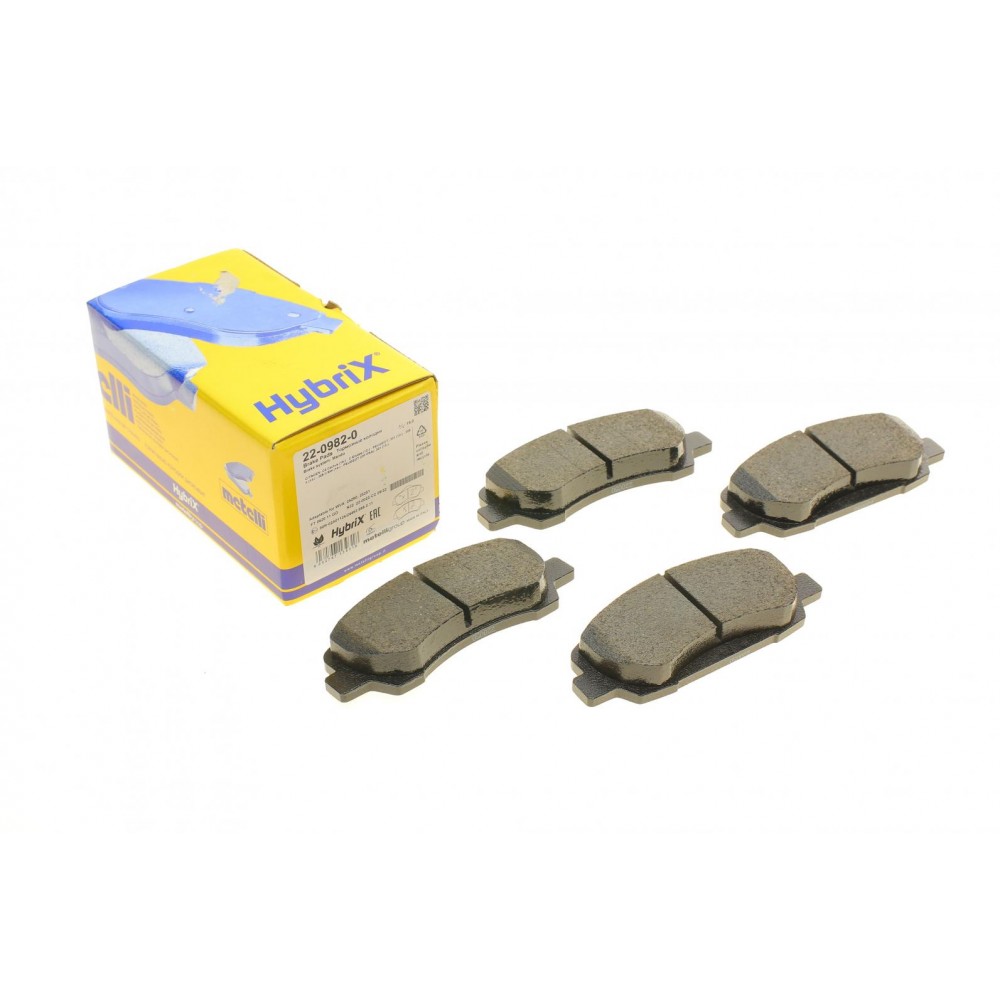 22-0982-0 METELLI Комплект гальмівних колодок дисковий гальм