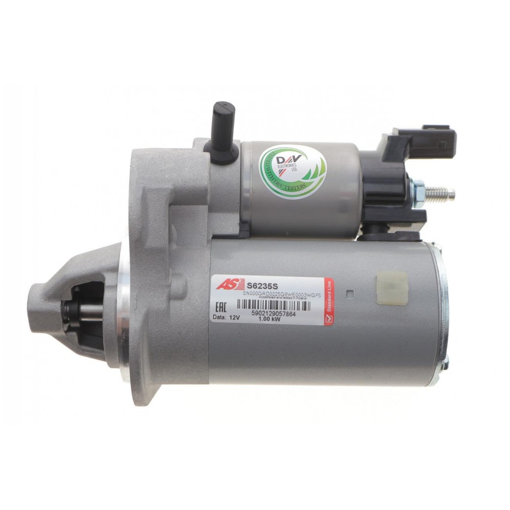 Стартер Citroen C3/C4/Peugeot 108/2008/208/301 1.0/1.2 VTI 12- (12V/1kw) (z=10)