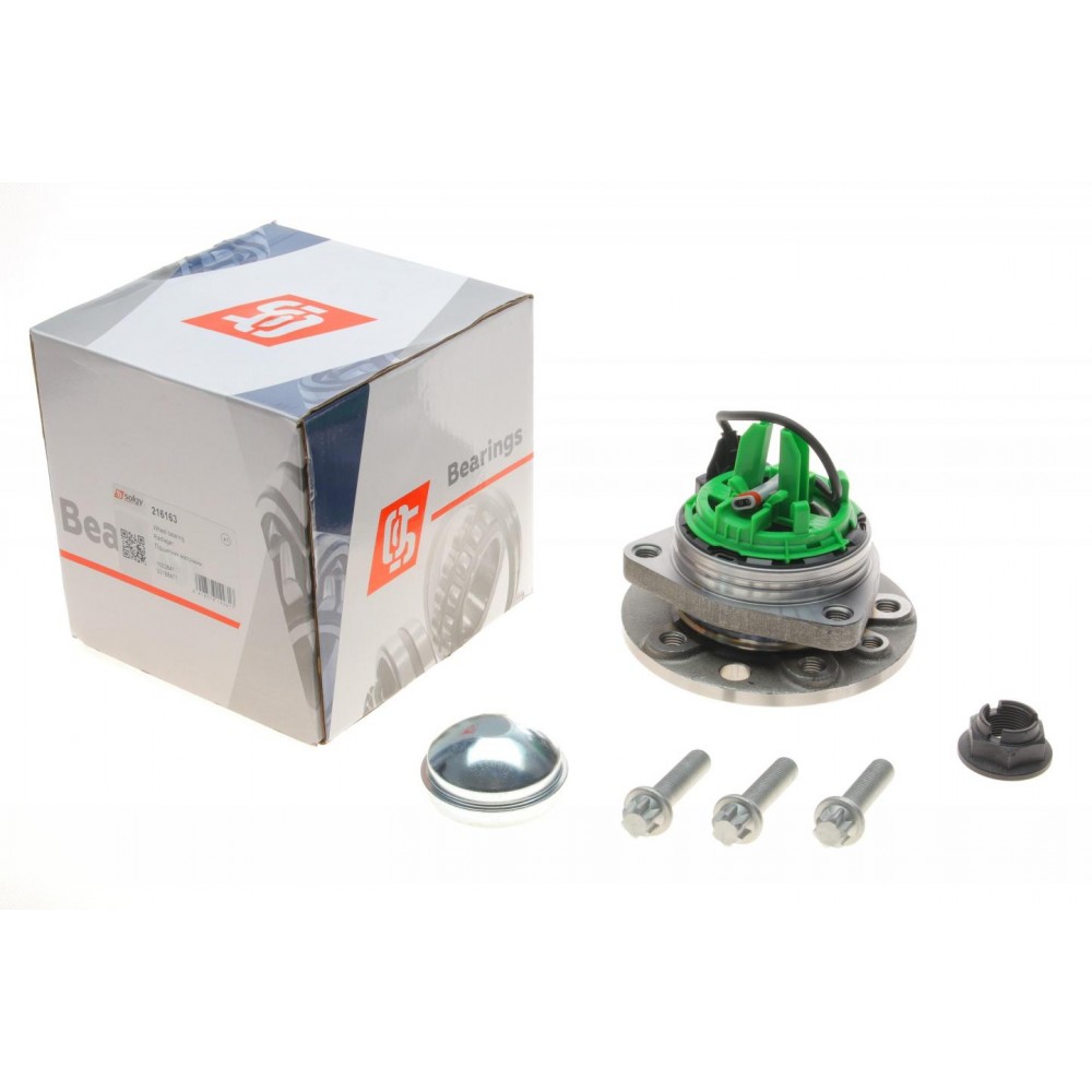 Підшипник маточини (передньої) Opel Astra H/Zafira B 05-14 (+ABS) (к-кт)