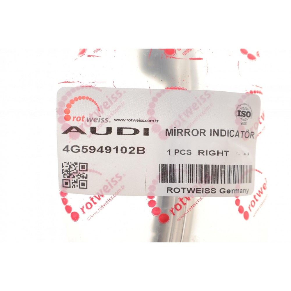 Повторювач повороту на дзеркало Audi A6 11-18 (R) (всередині OE VAG)