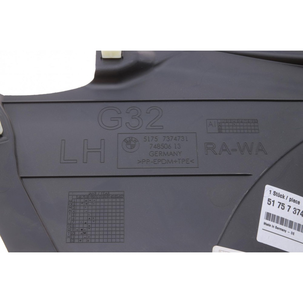 Захист арки колеса (переднього) BMW 6 (G32) 17- (L)