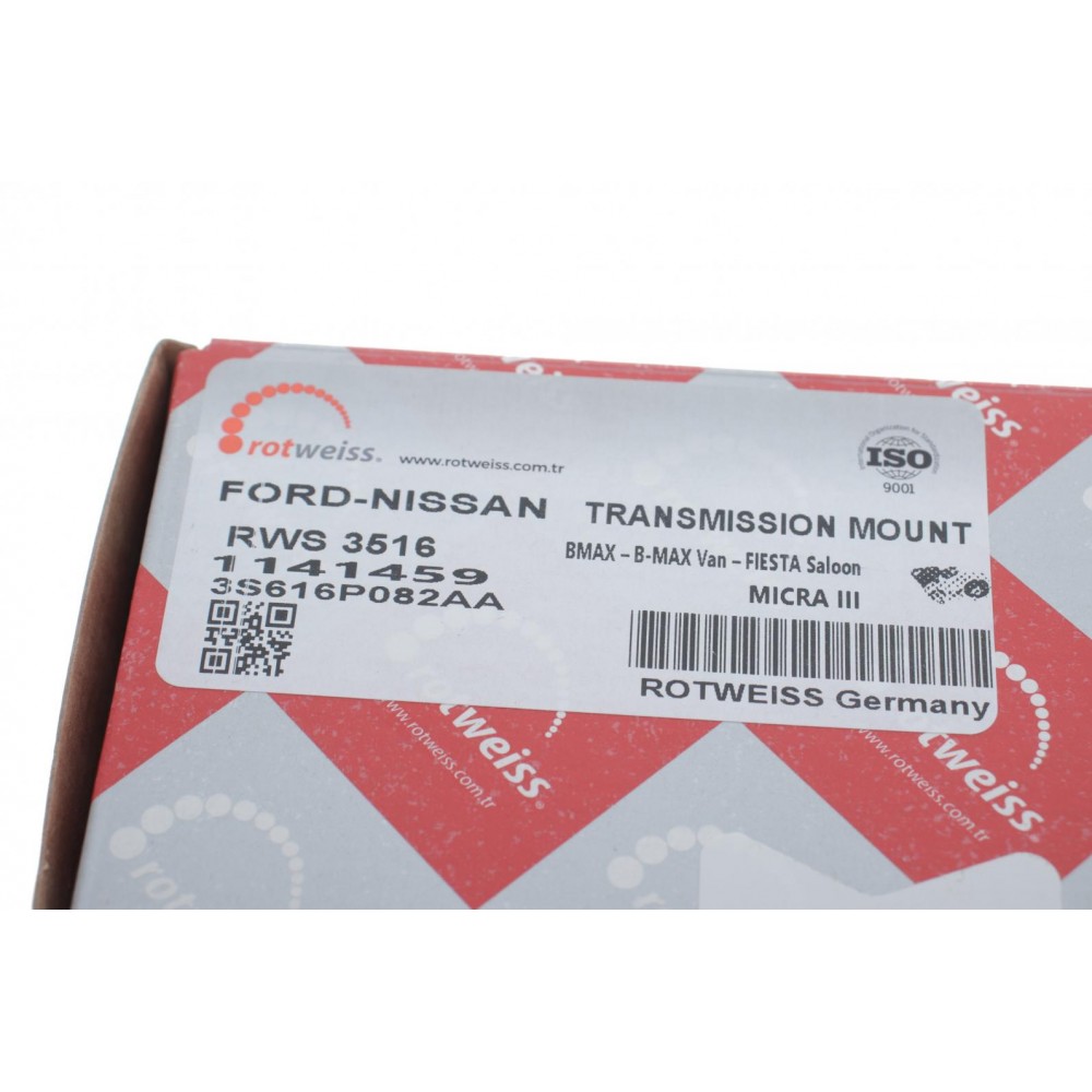 Подушка КПП Ford Fiesta 1.3/1.4i/1.6 TDCi 01- (косточка)