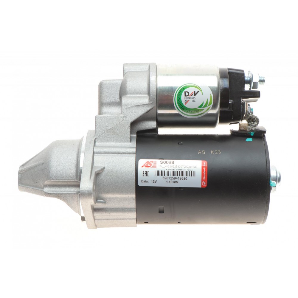 Стартер Opel Astra F/G/H 1.2-1.6 i 93-07/Combo 01-/Corsa 86-09 (12V/1.1kw) (z=9)