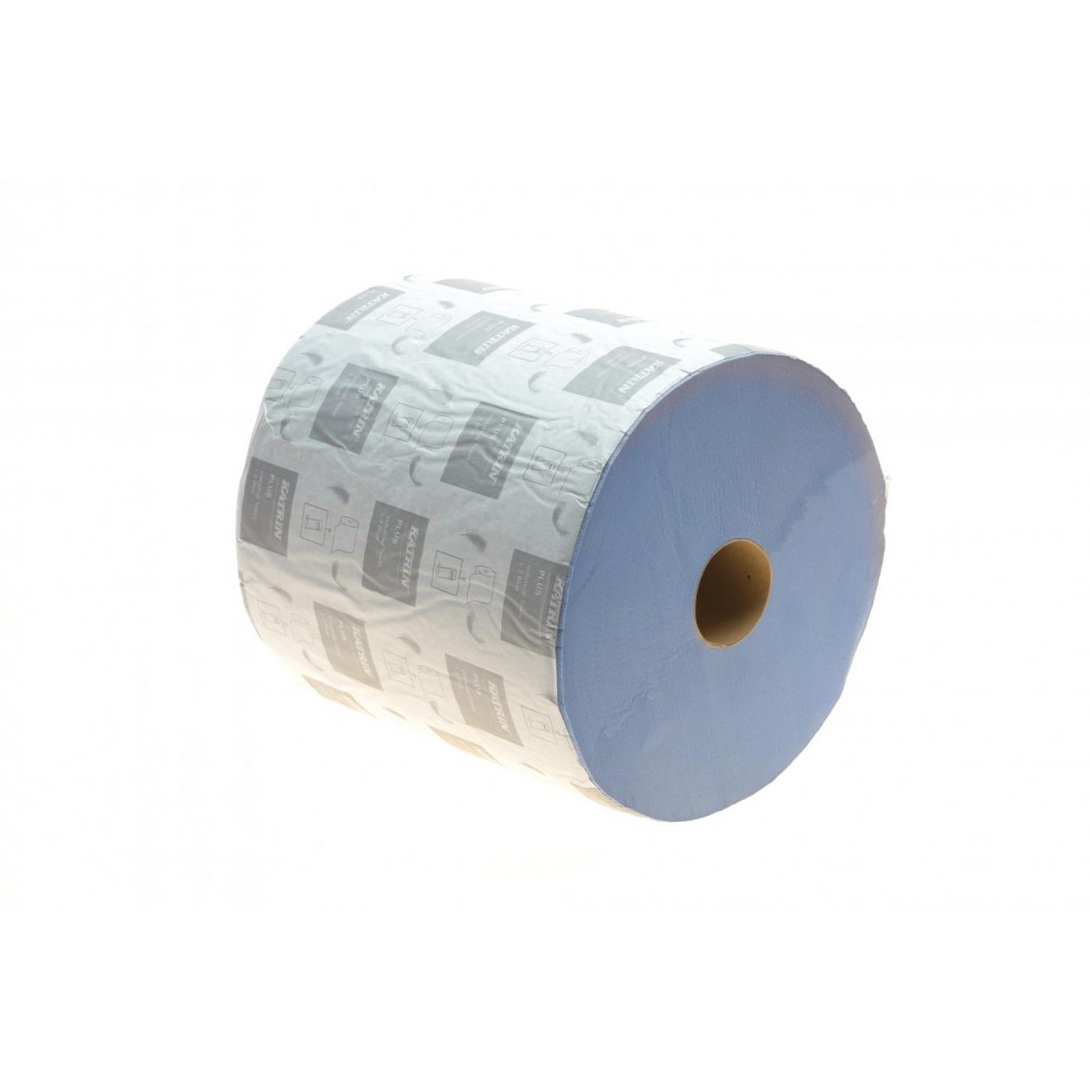 Папір для протирання  поверхонь Plus L Blue 2 шари/344м/930відр.(26x37см)