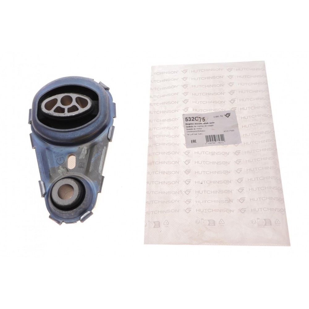 Подушка двигуна (задня/нижня) Renault Megane/Scenic 1.5dCI 09- (косточка)