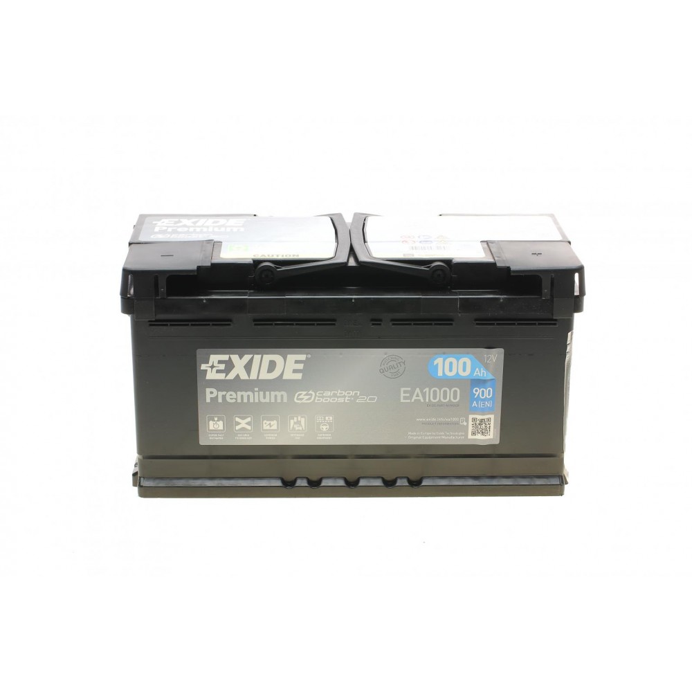 Батарея аккумуляторная EXIDE PREMIUM 100Ah (-/+) 900EN (EA1000) купити в Україні