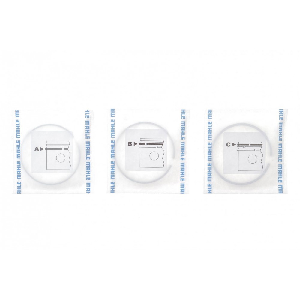 021 RS 00129 0N0 MAHLE Комплект поршневих кілець