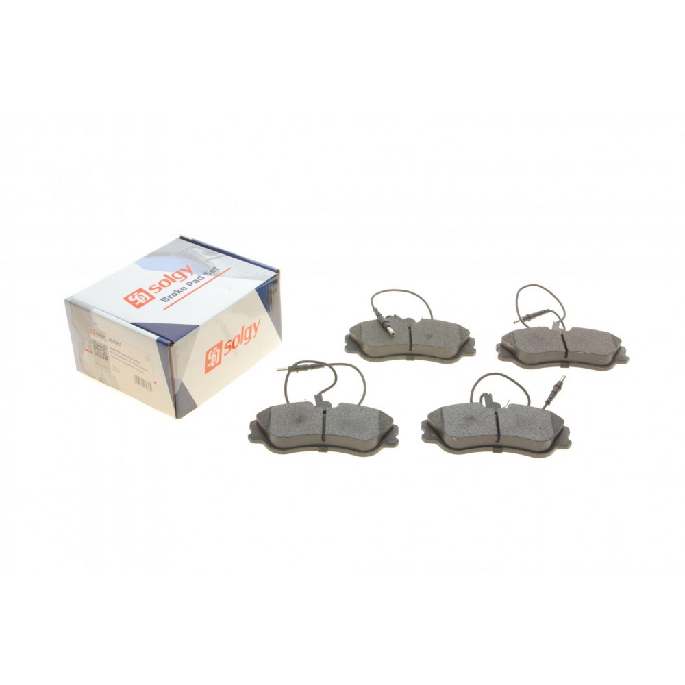 Колодки гальмівні (передні) Citroen Berlingo/Peugeot Partner 96- (Lucas) (з датчиками)