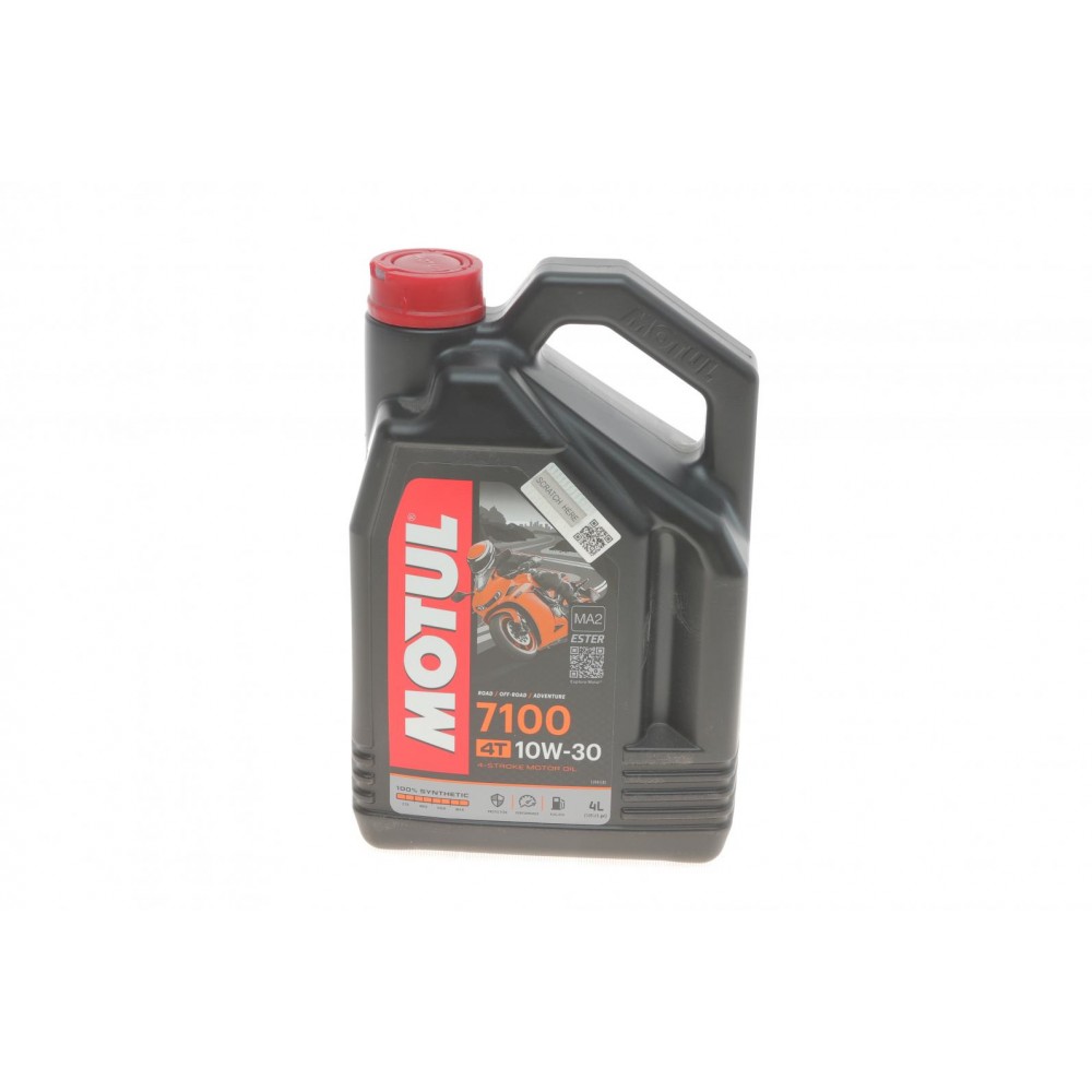 Олива моторне 100% синтетичне эстеровое MOTUL 7100 4T 10W-30, 4л (845441) (104090)