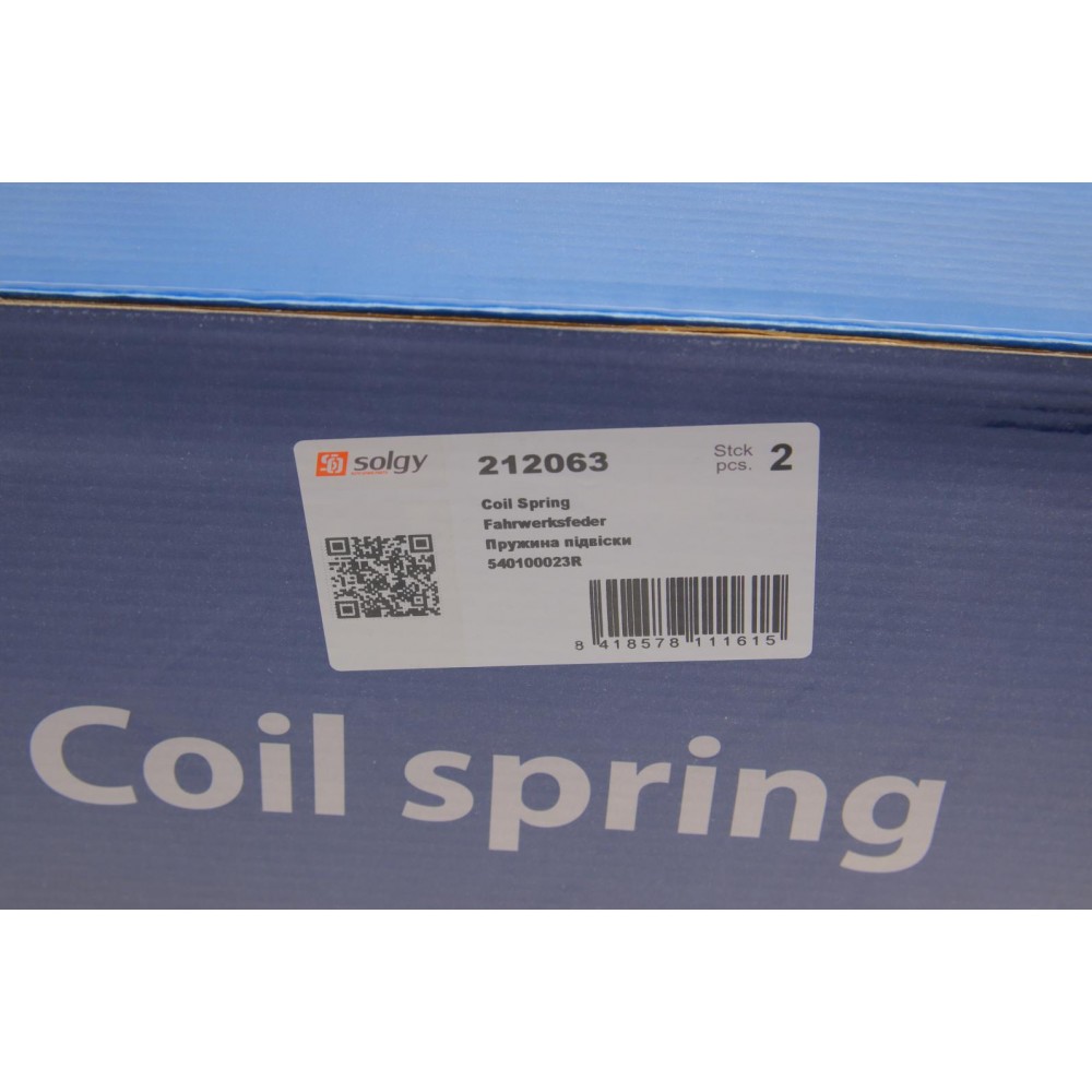 Пружина (передня) Renault Megane III 1.2TCe/1.4TCe/1.5dCi/1.6 16V/BiFuel 08- (унів./нахил.зад.ч)