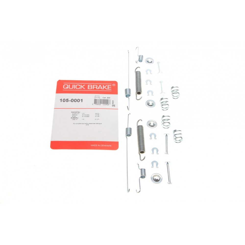 105-0001 QUICK BRAKE Комплектуючі гальмівна колодка