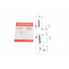 105-0001 QUICK BRAKE Комплектуючі гальмівна колодка