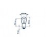 Автолампа P15W 12V 15W BA15s Стандарт