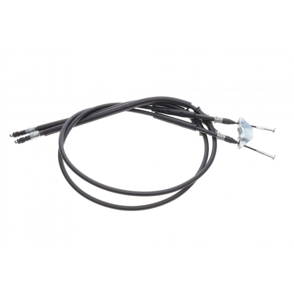 Трос ручника Opel Combo 01- (дискові гальма) (1582/1407mm) (к-кт)