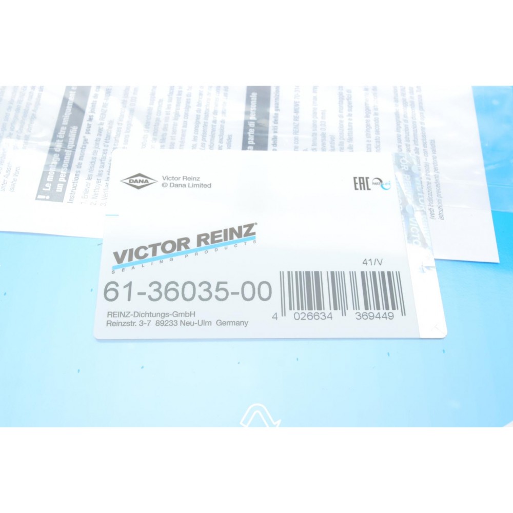 Прокладка ГБЦ Audi A6 2.4 04-08 (1-3 циліндр), Ø82.50mm