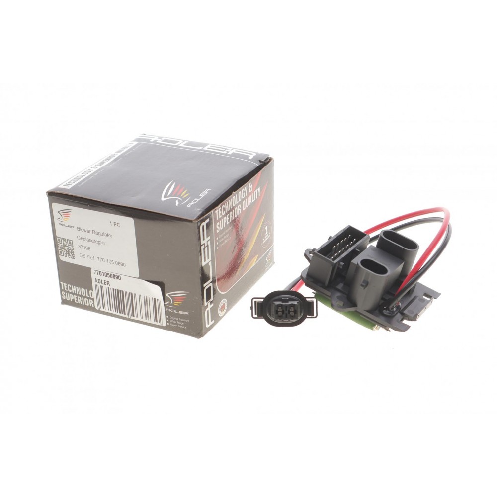 Резистор вентилятора пічки Renault Clio 98-