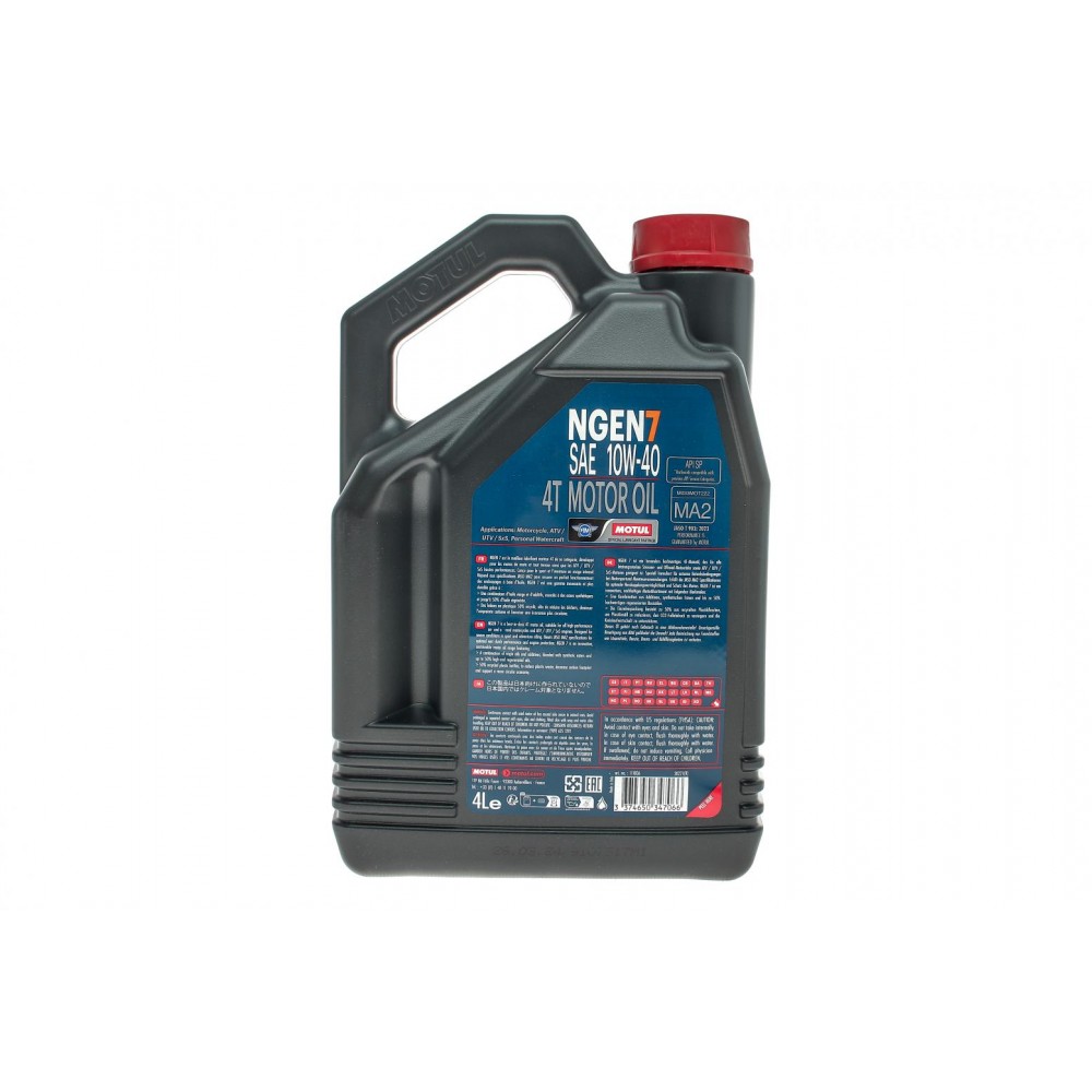 Олива 10W40 NGEN 7 4T (4L) ( API SP/JASO MA2) (111836)