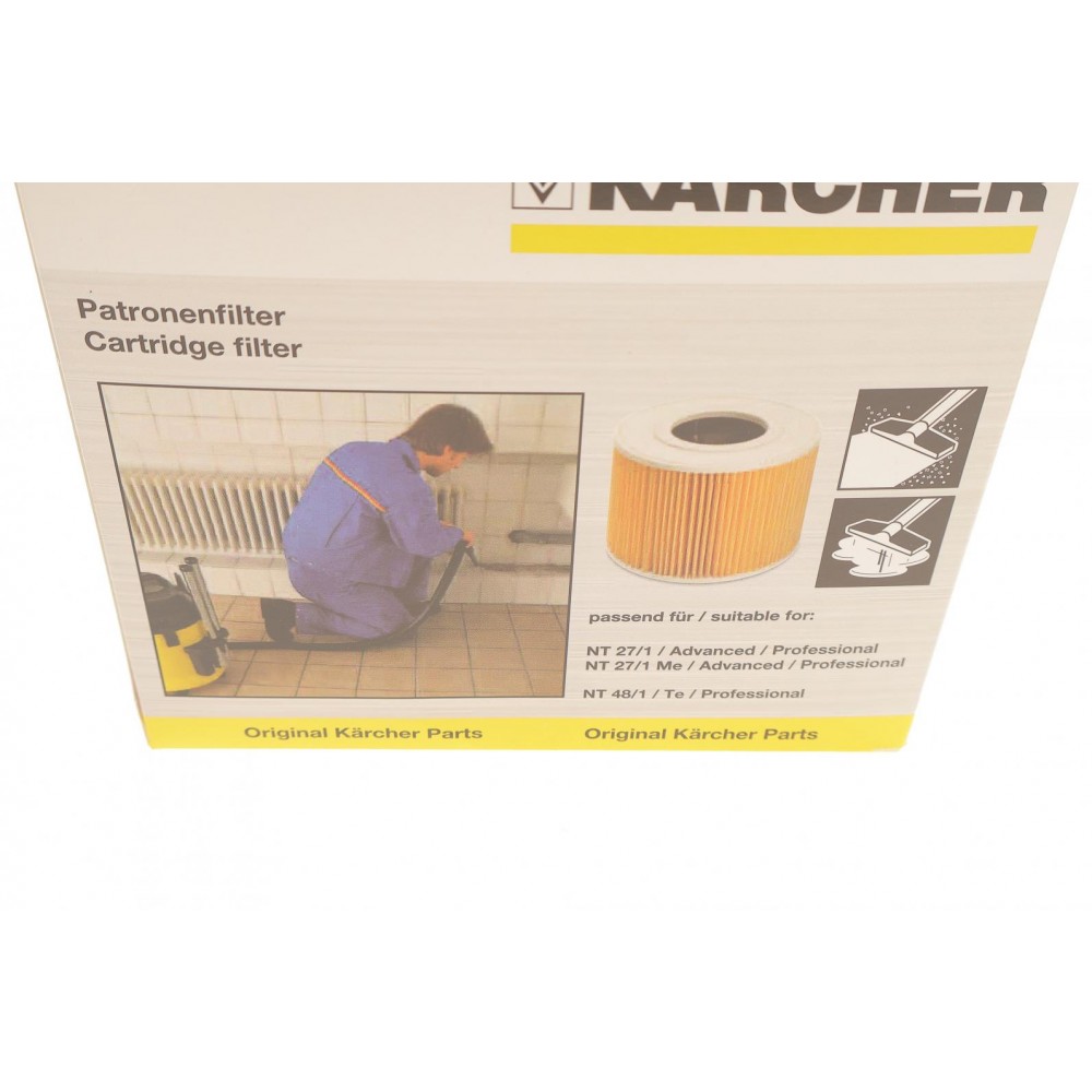 Фільтр патронний (для пилососів NT 30/1/NT 38/1)