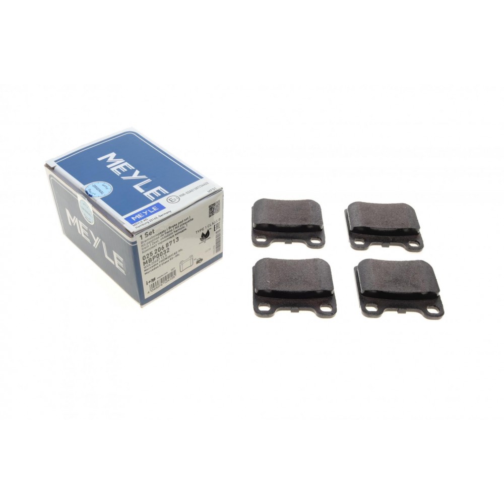 025 206 8713 MEYLE Комплект гальмівних колодок дисковий гальм
