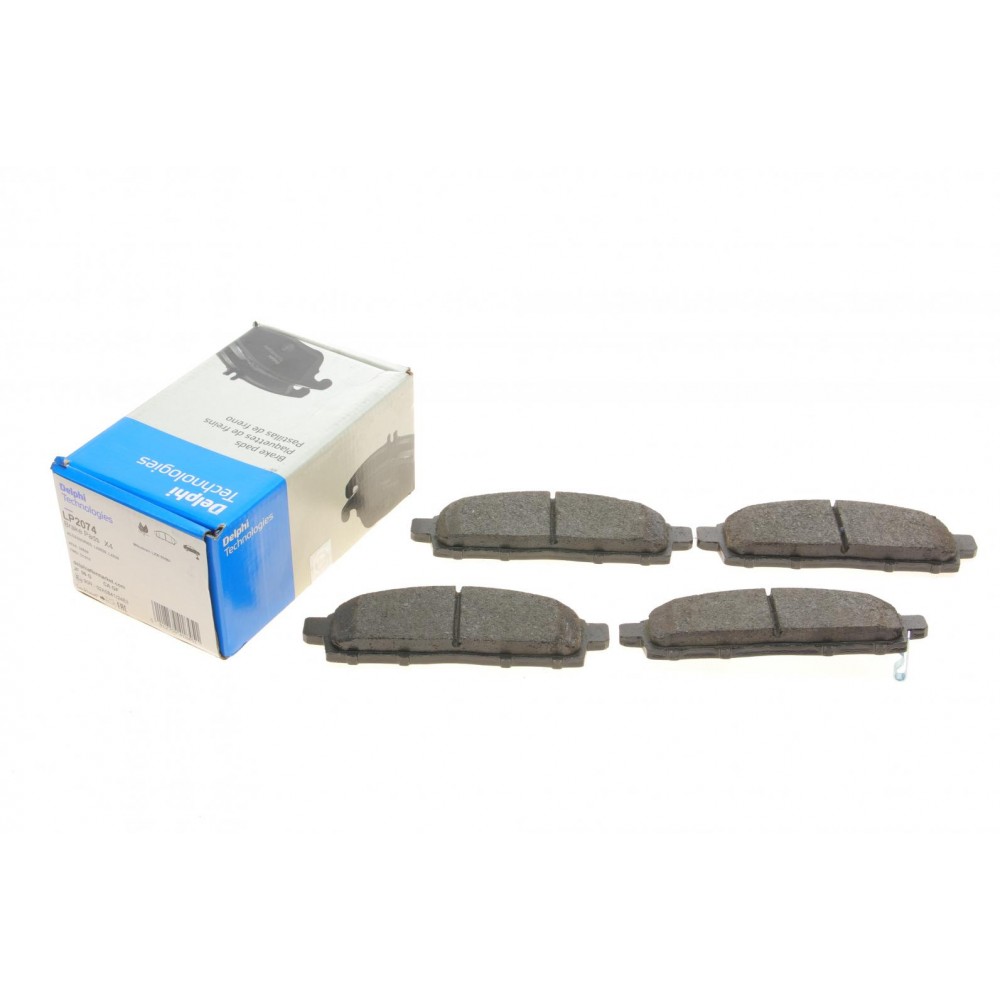 LP2074 DELPHI Комплект гальмівних колодок дисковий гальм