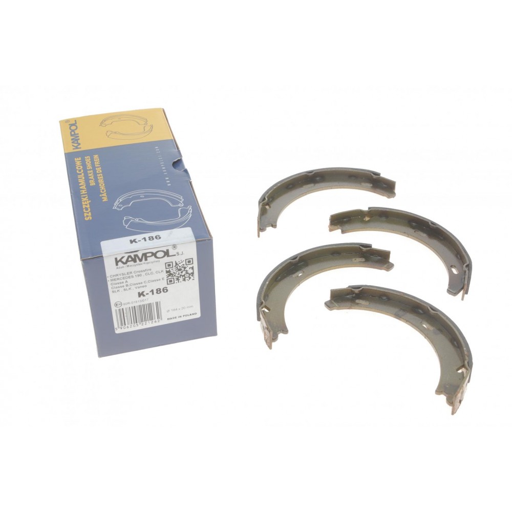 Колодки ручника MB 190 (W201)/E-class (W124/W210) 96-04 (164x20)