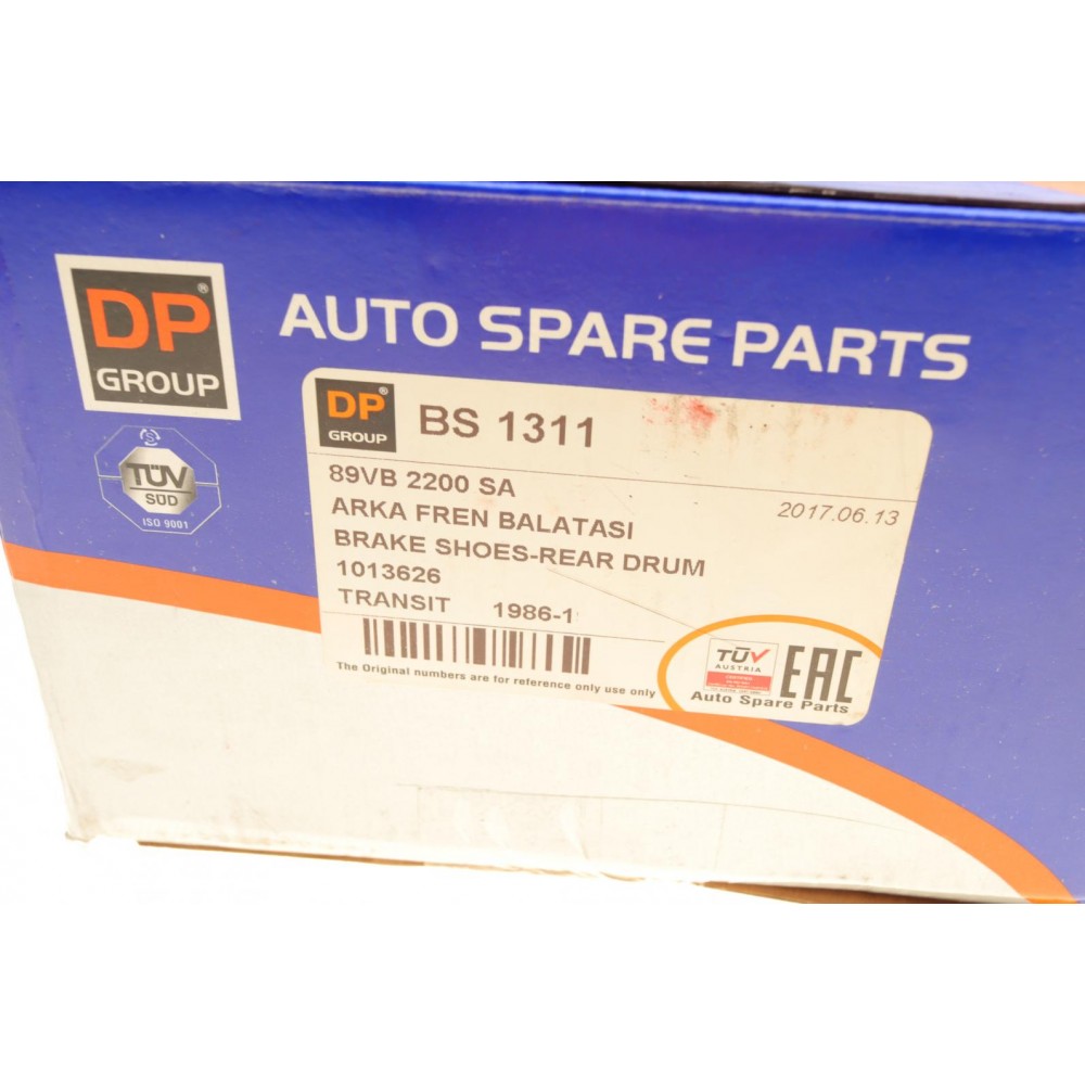 Колодки гальмівні (задні) Ford Transit -92 (барабанні) (228.6x45)