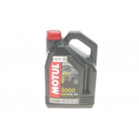 Олива моторне напівсинтетичне MOTUL 5000 4T 10W-40, 4л (836941) (104056)