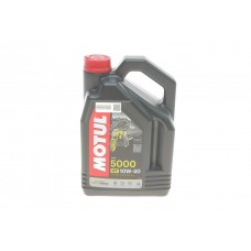Олива моторне напівсинтетичне MOTUL 5000 4T 10W-40, 4л (836941) (104056)