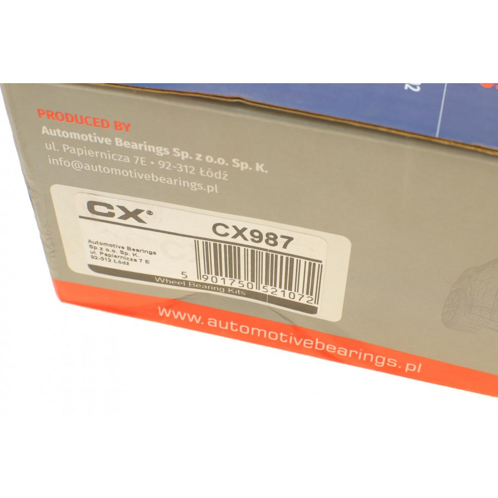 Підшипник маточини (задньої) Renault Kangoo 97- (+ABS)