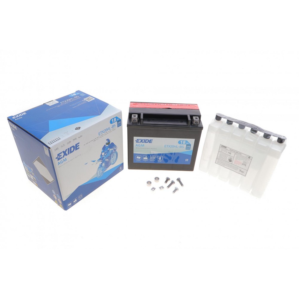 ETX20HL-BS EXIDE Стартерна акумуляторна батарея