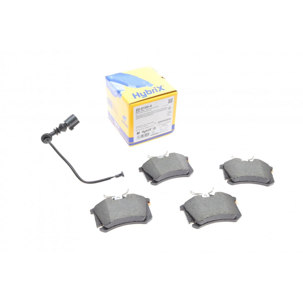 22-0100-4 METELLI Комплект гальмівних колодок дисковий гальм