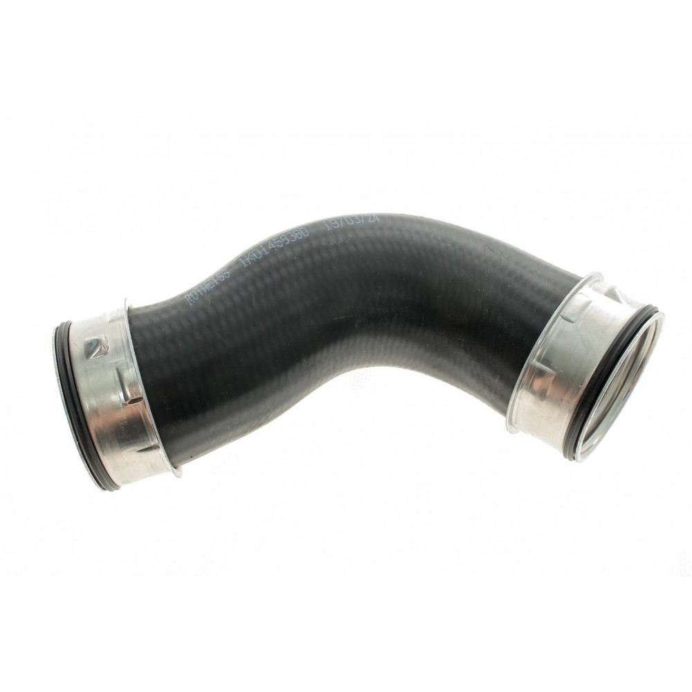 Патрубок інтеркулера (нижній) (L) Audi A3/Skoda Octavia/SuperB/VW Golf/Jetta/Passat 2.0D 03- (ззаду)