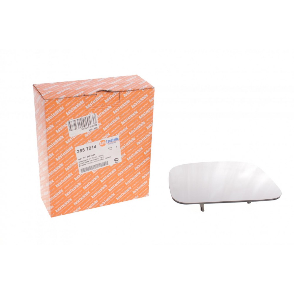 Скло дзеркала VW Caddy III 03- (R) (8570.14)