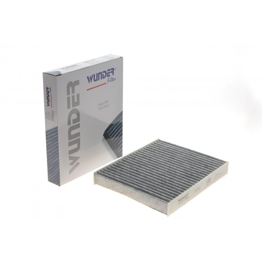 Фільтр салону Ford Fiesta 01-10/ Fusion 02-12 (вугільний)